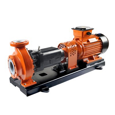 Флуорин пластична центрифугална пумпа (модел спојнице)